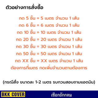 (เมตรละ) เชือกถักกลม สีแดง ขนาด 4-12 มิล เกรด A รุ่นลายเกลียว ใช้มัดสิ่งของได้อเนกประสงค์