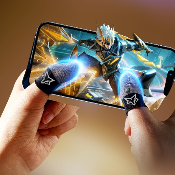 ถุงนิ้วเล่นเกมส์ ถุงมือเล่นเกมส์ แบบไร้ขอบ sarafox V8 พร้อมกล้อง สีขาวสวยงาม  (ของแท้) มีบริการเก็บเงินปลายทาง