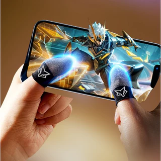 ถุงนิ้วเล่นเกมส์ ถุงมือเล่นเกมส์ แบบไร้ขอบ sarafox V8 1คู่ พร้อมกล้อง สีขาวสวยงาม (ของแท้) มีบริการเก็บเงินปลายทาง