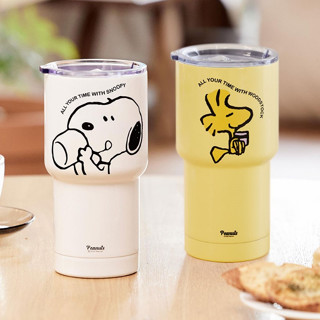 ( พร้อมส่ง ) Peanuts Stainless Tumbler 600ml. แก้วน้ำเก็บอุณภูมิ