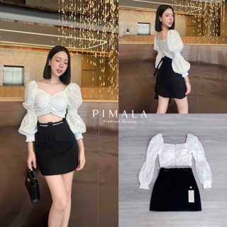 ♥️ M7 PIMALA Set เซต2ชิ้น เสื้อผ้าผู้หญิง ชุดเซตกระโปรงสั้น ไซส์ Xs-L ชุดเข้าเซต