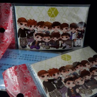 กระดาษ​ซับมัน​ พิมพ์ลาย exo การ์ตูน สินค้าพร้อมส่งจากไทย