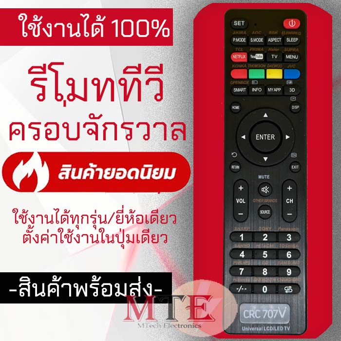 รีโมททีวีครอบจักรวาล: จบทุกปัญหารีโมทหาย-เสีย ตั้งค่าง่าย รองรับจอ LED LCD