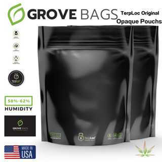 ถุงบ่ม GROVE BAGS TerpLoc Opaque Pouch นำเข้าUSA 100% พร้อมส่งด่วน ส่งไว "รุ่นทึบ".