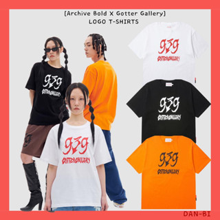 [Archive Bold 939 X Gotter Gallery] จัดส่งฟรี เสื้อยืดลําลอง แขนสั้น พิมพ์ลายโลโก้ สไตล์เกาหลี เสื้อยืดผ้าฝ้ายคู่รัก