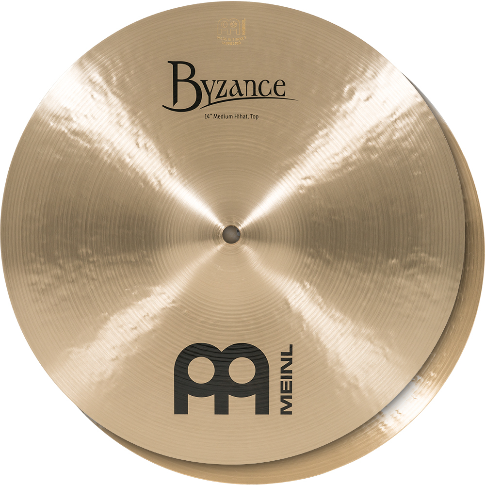 MEINL Cymbals Byzance Traditional Medium Hihat - 14" (B14MH)