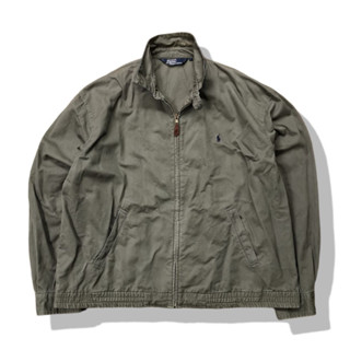 Polo by Ralph Lauren Olive Green Zipper Jacket รอบอก 54”