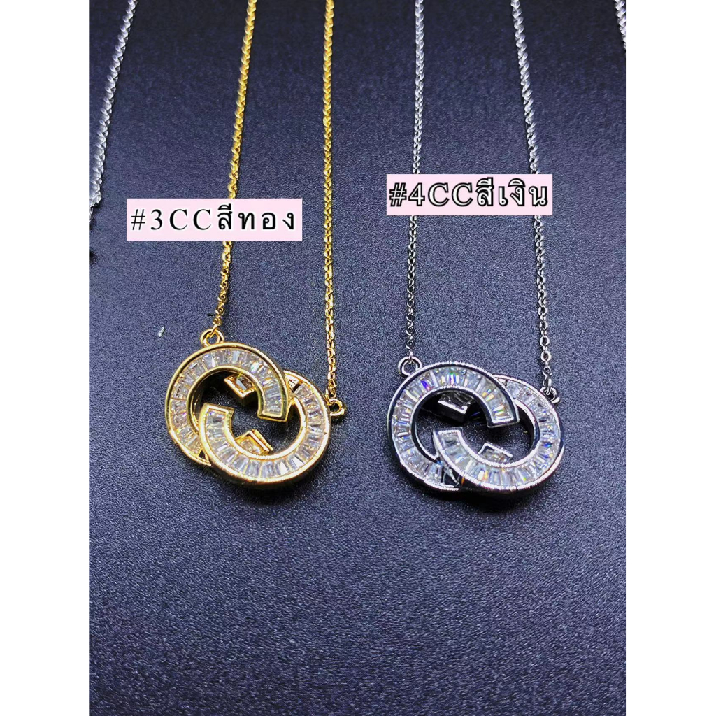 สร้อยคอ พร้อมส่ง โลหะผสมไทเทเนียม ประดับพลอยเทียม ทรงหอยเชลล์ ทรงกลม แฟชั่นสําหรับผู้หญิง มีทั้งหมด11ตัวเลือก