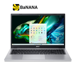 โน๊ตบุ๊ค Acer Notebook Aspire 3 A315-510P-39F9 Pure Silver by Banana IT