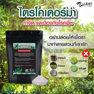 ไตรโคเดอร์มา ป้องกันและกำจัดโรคพืช ผงละลายน้ำใช้สะดวก ของดี ราคาถูก (Trichoderma) 100 200 และ 500 กรัม