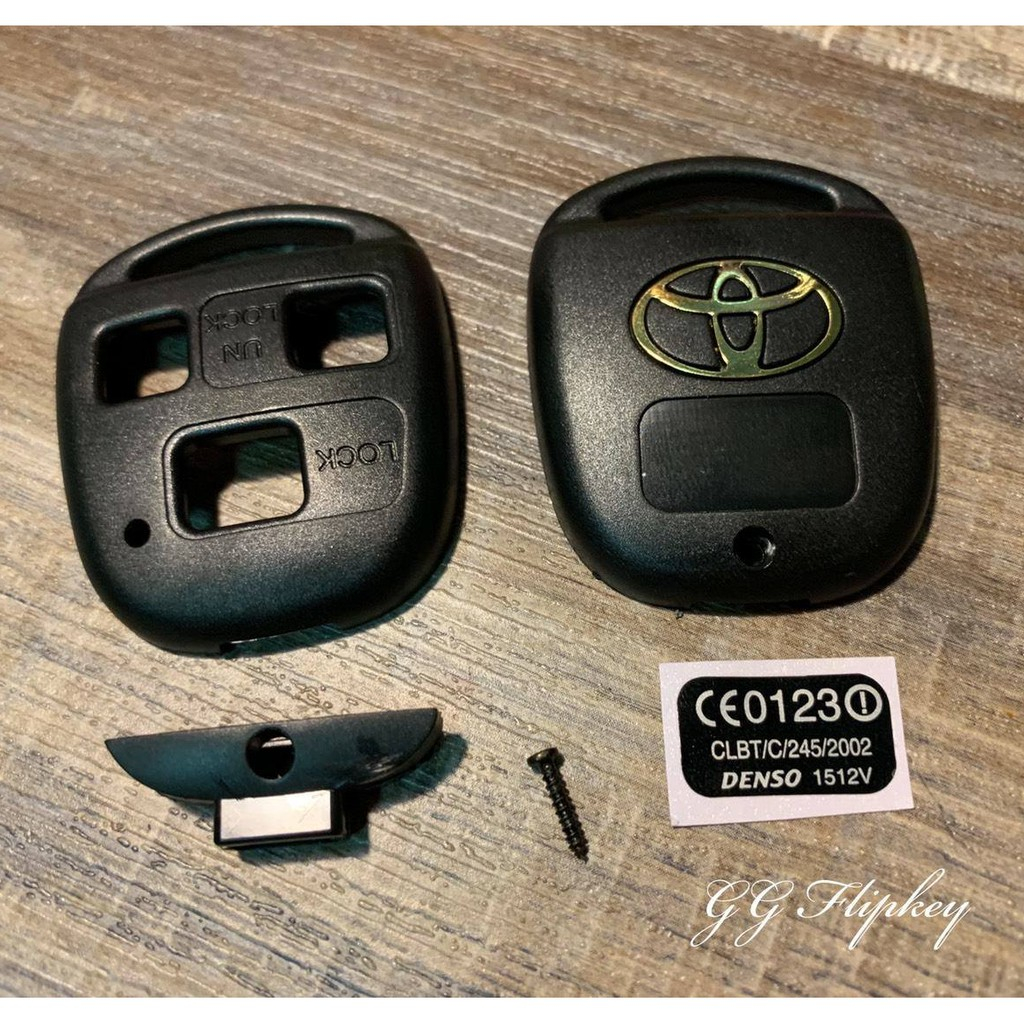 กรอบกุญแจ Toyota lexus wish แบบ 2 ปุ่ม *ใส่ดอกเดิมจากศูนย์ได้** ราคา ถูกที่สุด ดีลบีเคเค แกลเลอรีภาพที่ 3