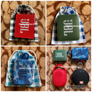 &lt;พร้อมส่ง&gt;ถุงผ้าสำหรับใส่ลำโพงบลูทูธ jbl go/jbl go2 (Jbl go/ jbl go 2 cotton cloth bag)