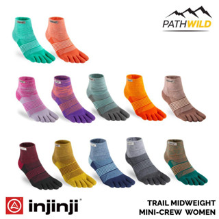 ถุงเท้า INJINJI WOMENS TRAIL MIDWEIGHT MINI-CREW