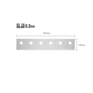 OLFA ใบมีดคัตเตอร์ CTB-5 ขนาด 18 มม. ใช้กับคัตเตอร์ รุ่น CTN-1