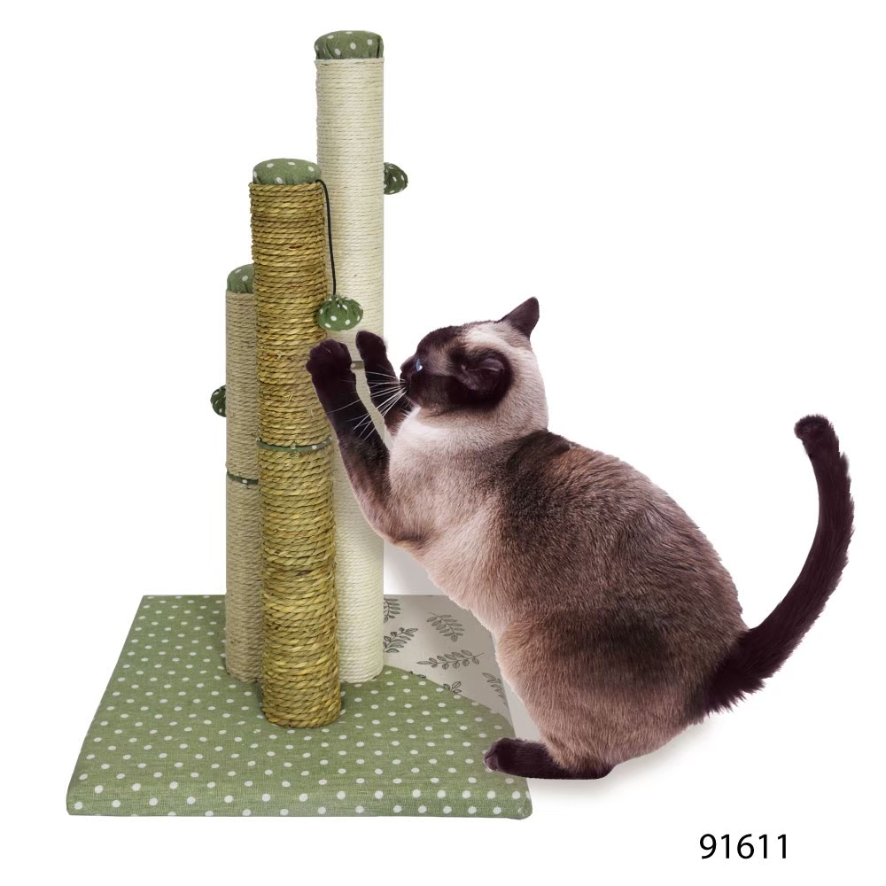 [91611] Kanimal Cat Tree ของเล่นแมว คอนโดแมว เสาลับเล็บพร้อมลูกบอล สำหรับแมวทุกสายพันธุ์ Size L (ความสูง 67 ซม.)