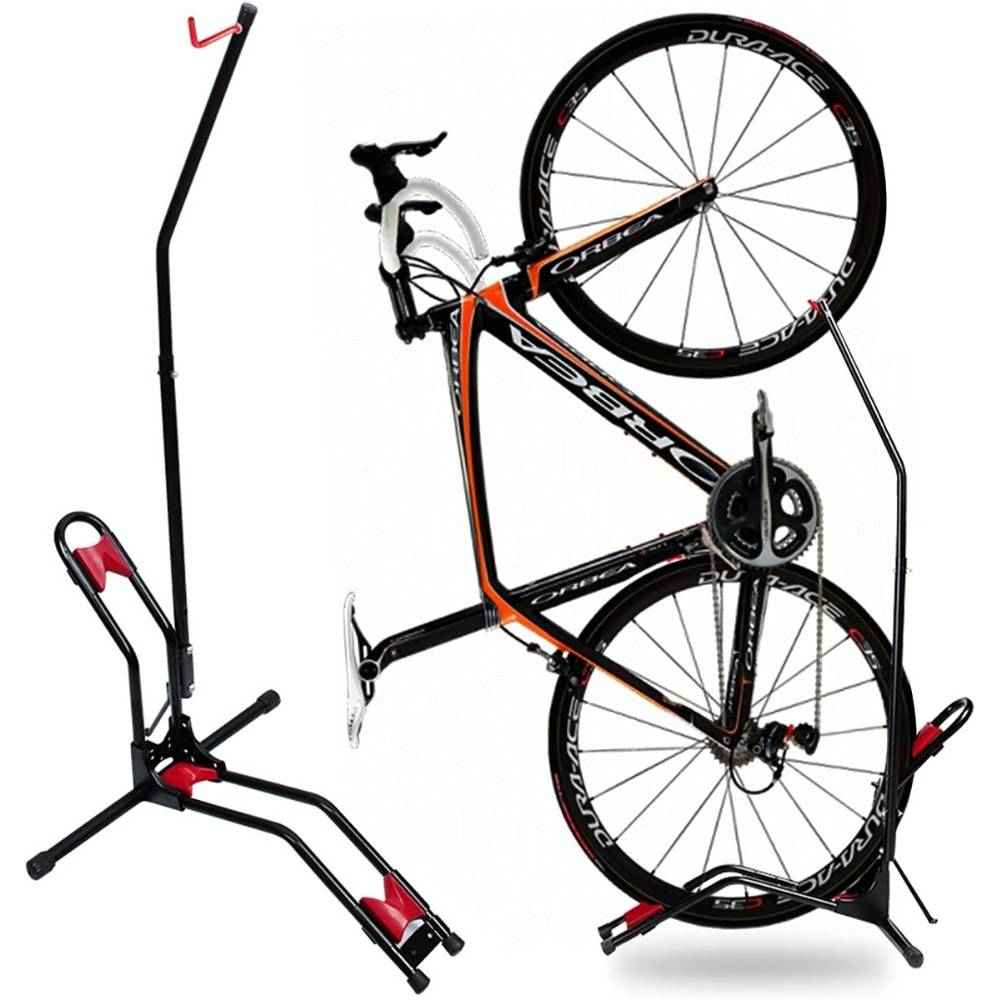 Floor Bike Stand แร็คจอดจักรยานแนวตั้ง ขาตั้งจักรยานแนวตั้ง