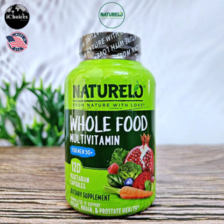 [Naturelo] Whole Food Multivitamin for Men 50+, 120 Vegetarian Capsules วิตามินและแร่ธาตุจากพืช สำหรับผู้ชาย อายุ 50 +