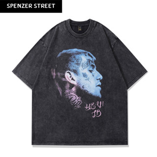 Spenzer.street | 🖤 Justin hey JB เสื้อโอเวอร์ไซส์ เสื้อผ้าสตรีท เสื้อเกาหลี เสื้อy2k ทราวิส 2pac ฮิต 2023 มาใหม่