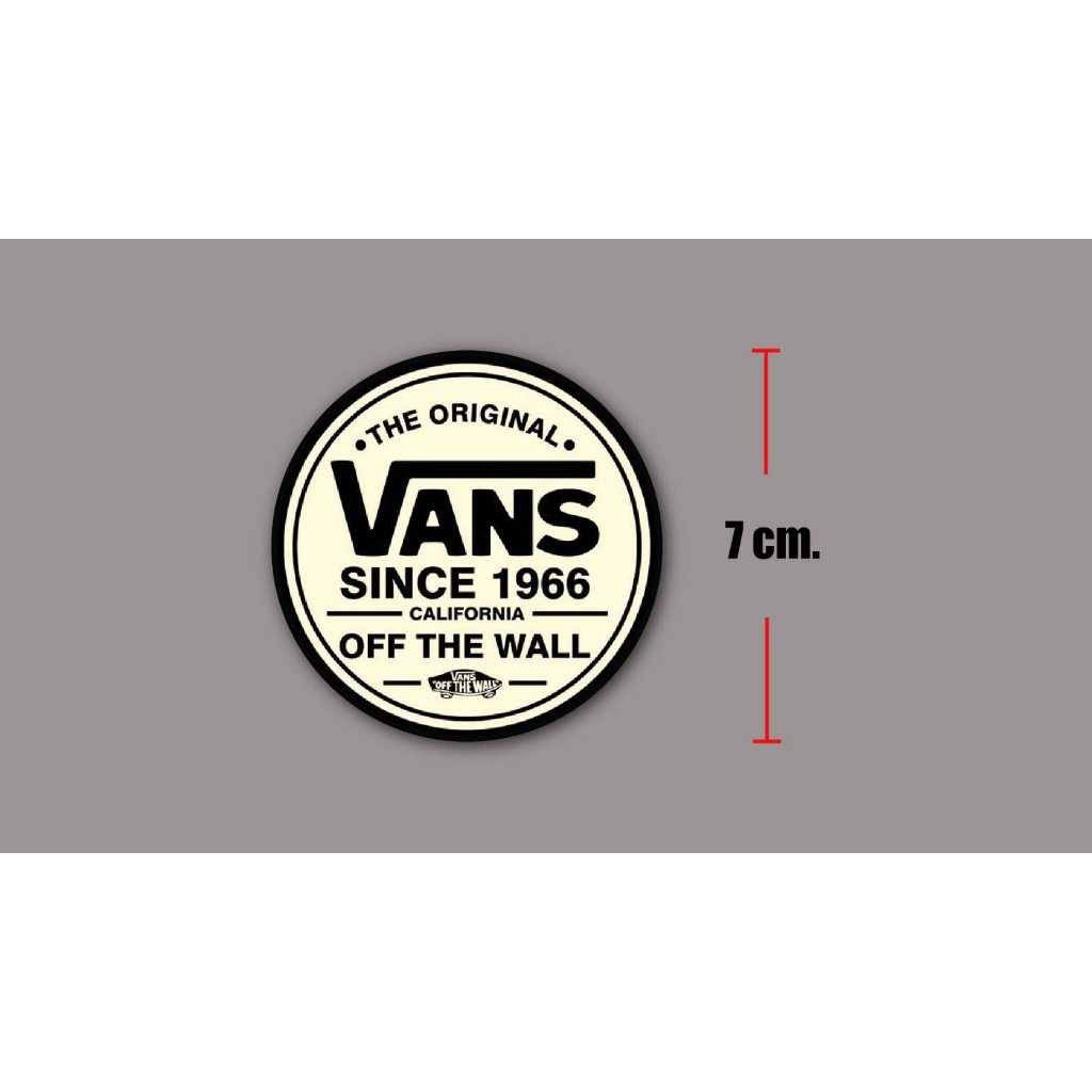 sticker pvc vans สติกเกอร์ แวน งานออฟเซ็ทแท้ pvc กันน้ำ กันแดด