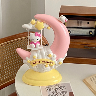 ส่งจากไทย💕 โคมไฟ ฮัลโหล คิตตี้ สีชมพูสุดหวาน Pink Hello Kitty Lamp โคมไฟน่ารัก โคมไฟตั้งโต๊ะ โคมไฟแต่งห้อง พร๊อพถ่ายรูป