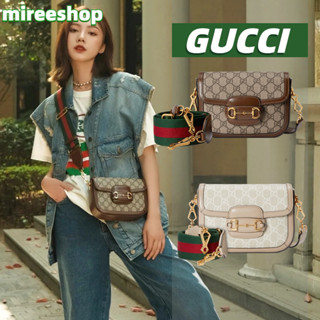 🍒กุชชี่ Gucci กระเป๋า Horsebit 1955 Mini Bag