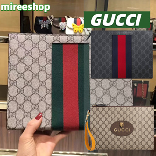 🍒กุชชี่ Gucci กระเป๋า Neo Vintage GG Supreme Pouch