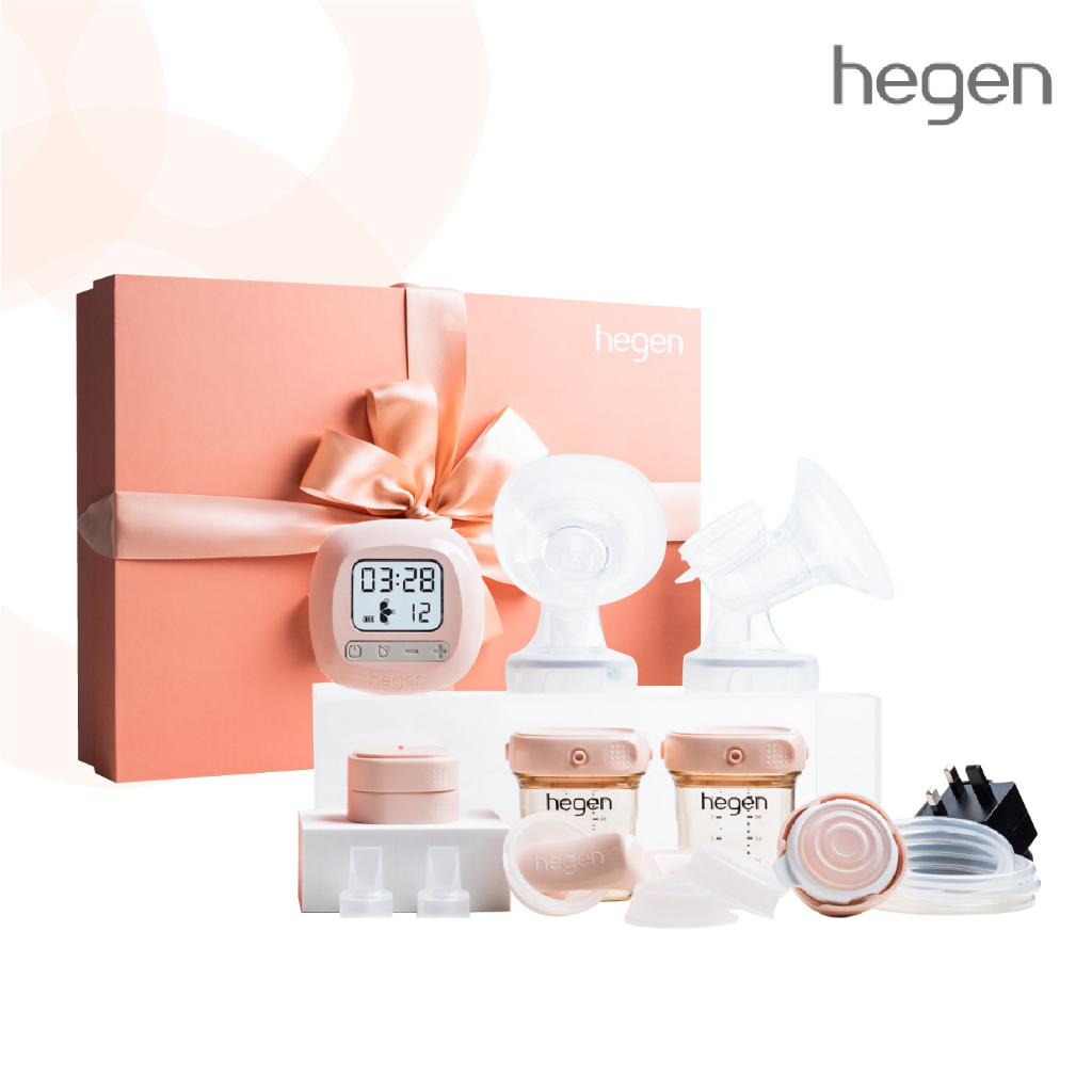 Hegen เซ็ทเครื่องปั๊มนมไฟฟ้าแบบคู่ ที่ปั๊มนม Double Electric Breast Pump (SoftSqround™)