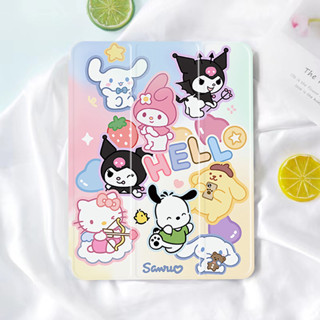 Kuromi เคสไอเเพด tpu ใส่ปลอกปากกาได้ โปร10 5นิ้ว gen6/7/8/9/10 แอร์1/2/3/4/5 เจน10 2 air10 9 9 7 2018/22 ipad case 9931