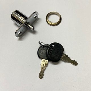 กุญแจล๊อค กุญแจลิ้นชัก ลิ้นชักโต๊ะ กุญแจตู้ กุญแจลิ้นชักเก็บของ พร้อมกุญแจ 2 ดอก
