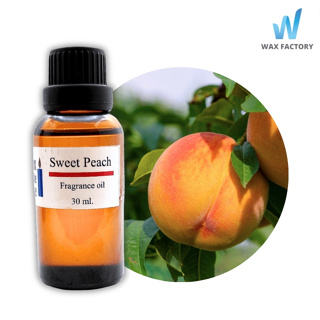 หัวน้ำหอมเกรดพรีเมียม กลิ่น Sweet Peach Fragrance oil สำหรับเทียนเเละเครื่องหอม30ml/100ml-