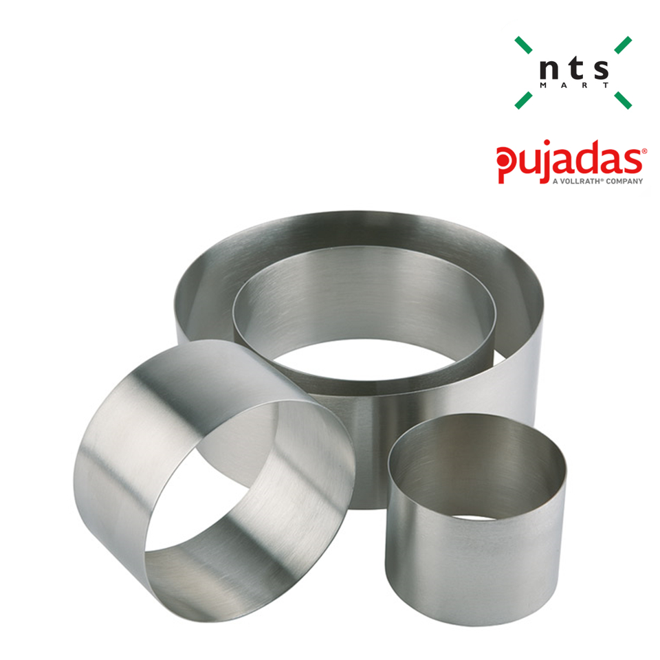 PUJADAS MOUSSE RING พิมพ์ขึ้นรูปอาหารทรงกลม ขอบสูง4.5ซม รุ่น PUJ1-782