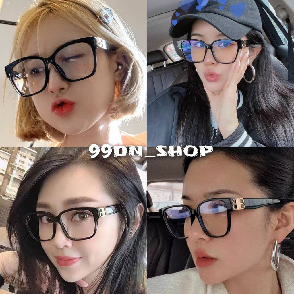 พร้อมส่งจากไทย NEWแว่นกรองแสงสีฟ้า แว่นตาแฟชั่นเกาหลี อินเทรน​ด์ ทรงเหลี่ยม กรองแสงคอม มือถือ สุดฮิด รุ่น Blue1