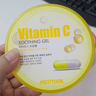 Pretty skin VITAMIN C soothing gel 300ML. [ made in korea ] เจลวิตามินซีเข้มข้น