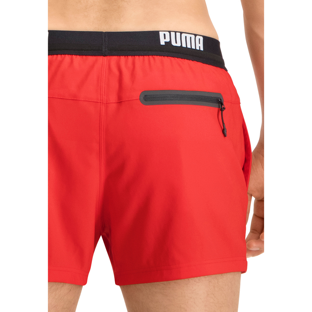 PUMA กางเกงว่ายน้ำขาสั้น สำหรับผู้ชาย SWIM MEN LOGO SHORT LENGTH SWIM SHORTS 1P - 701221104 — صورة 7
