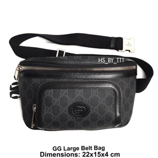 GG Large Belt Bag Dimensions:22x15x4 cm ของแท้