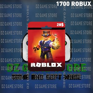 บัตร Roblox Gift Card 20$ 1700 Robux Global