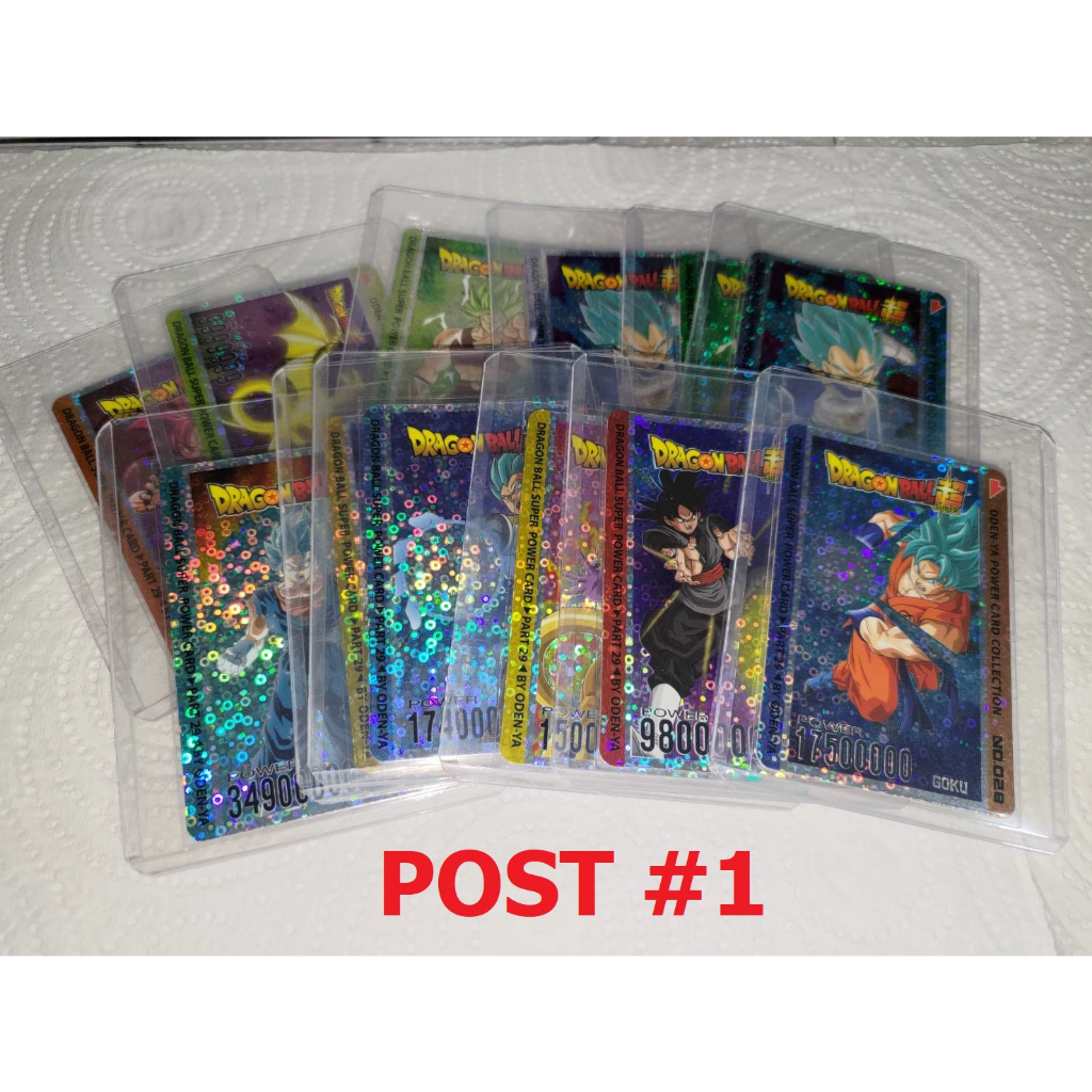 (ใส่สลีปให้ ของแท้ 100%) Oden-Ya Dragon Ball Super Power Card Part 29 โอเดนย่า ระดับ R , RR การ์ดดราก้อนบอลซูเปอร์ #1