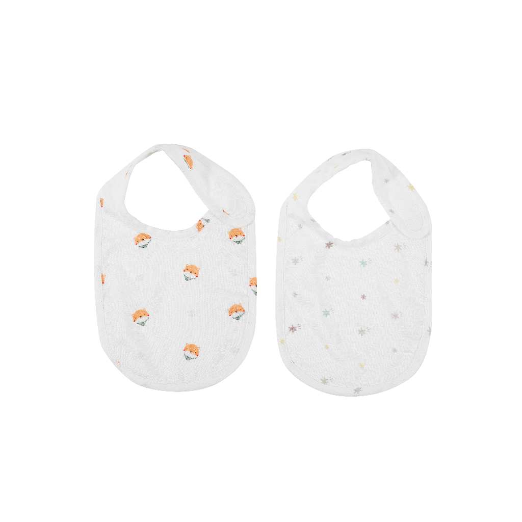 Granny Ben ผ้ากันเปื้อนน้ำลายใยเทนเซล TENCEL™ Muslin BIB จำนวน 2 ชิ้น