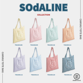 กระเป๋า Canvas Tote Bag SOdAline Collection รหัส TBA00108-TBA00115 #SOdAbag