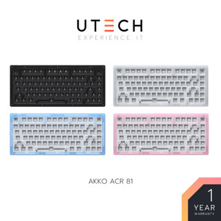 คีย์บอร์ด AKKO ACR81 Case Arcylic 4 Color Size 75% RGB Hotswap ACR Gasket Mount Arcylic Mechanical Keyboard by UTECH
