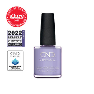 CND VINYLUX สีทาเล็บกึ่งเจล สี Wisteria Haze 0.5 oz. (15 ml.) นำเข้าจากอเมริกา