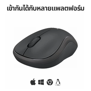 🔥ขายดีส่งไว🔥MOUSE (เม้าส์ไร้สายไร้เสียงคลิก) Logitech M240 Silent Bluetooth Mouse เมาส์บลูทูธไร้สาย กะทัดรัด, พกพาสะดวก