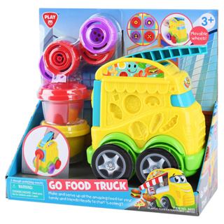 Playgotoys ของเล่นเสริมพัฒนาการ โดว์เซ็ตรถบรรทุกอาหาร(8455)