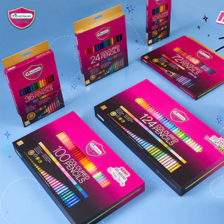 สีไม้ มาสเตอร์อาร์ต Master art / บีไฮฟ Beehive รุ่นใหม่ เกรดพรีเมียม ดินสอสี ดินสอสีไม้ แท่งยาว 12/24 สี - 1 หัว/2หัว