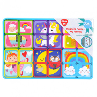 Playgotoys ของเล่นเสริมพัฒนาการ  จิ๊กซอว์แม่เหล็ก-โลกแฟนตาซี(90363)