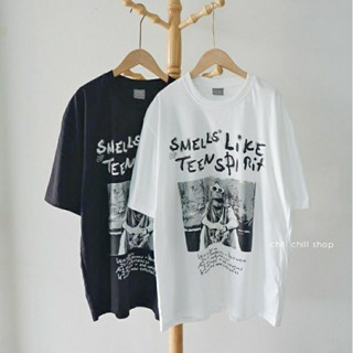 เสื้อยืดโอเวอร์ไซต์ Oversize สกรีนลายตัวหนังสือเก๋ๆ