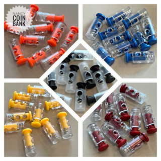 สต็อปเปอร์แท่ง ใช้ใส่คล้องสายหน้ากาก รูใส่สาย3mm. (ราคาต่อ1ถุง/ประมาณ10ชิ้น)