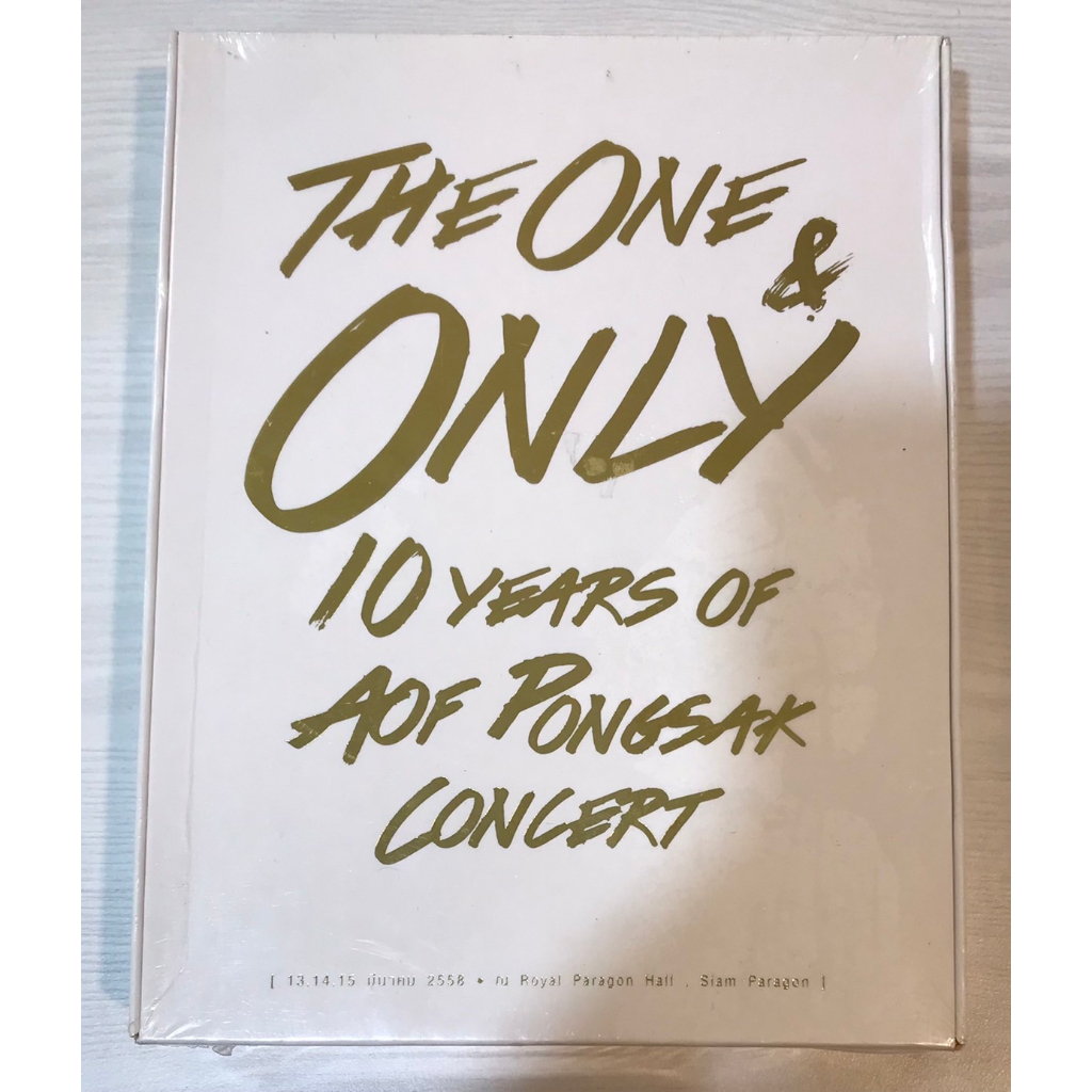 BOXSET พิเศษ DVD THE ONE&ONLY 10 YEARS OF AOF PONGSAK CONCERT**สินค้า SALE อาจมีกล่องบุบบ้าง**