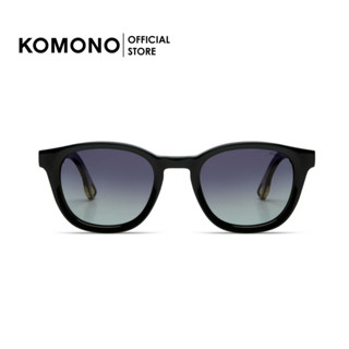 KOMONO Evan Black Sage แว่นกันแดด ทรงสี่เหลี่ยมผืนผ้า