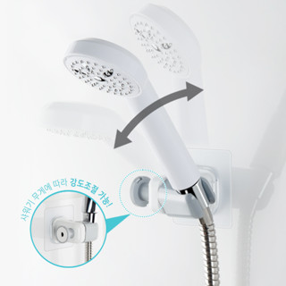 DeHUB Vacuum Pad ที่แขวนฝักบัว ที่วางฝักบัว  ไม่ต้องเจาะผนัง แผ่นกาวสูญญากาศ (Vacuum Pad Showerhead Holder80)